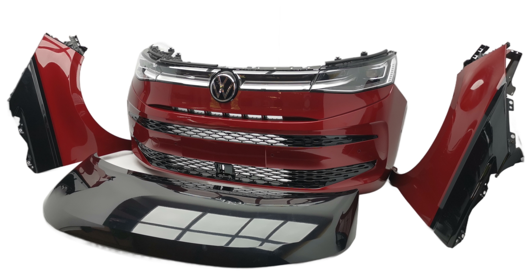 Przód VW - atrapa, zderzak, błotniki