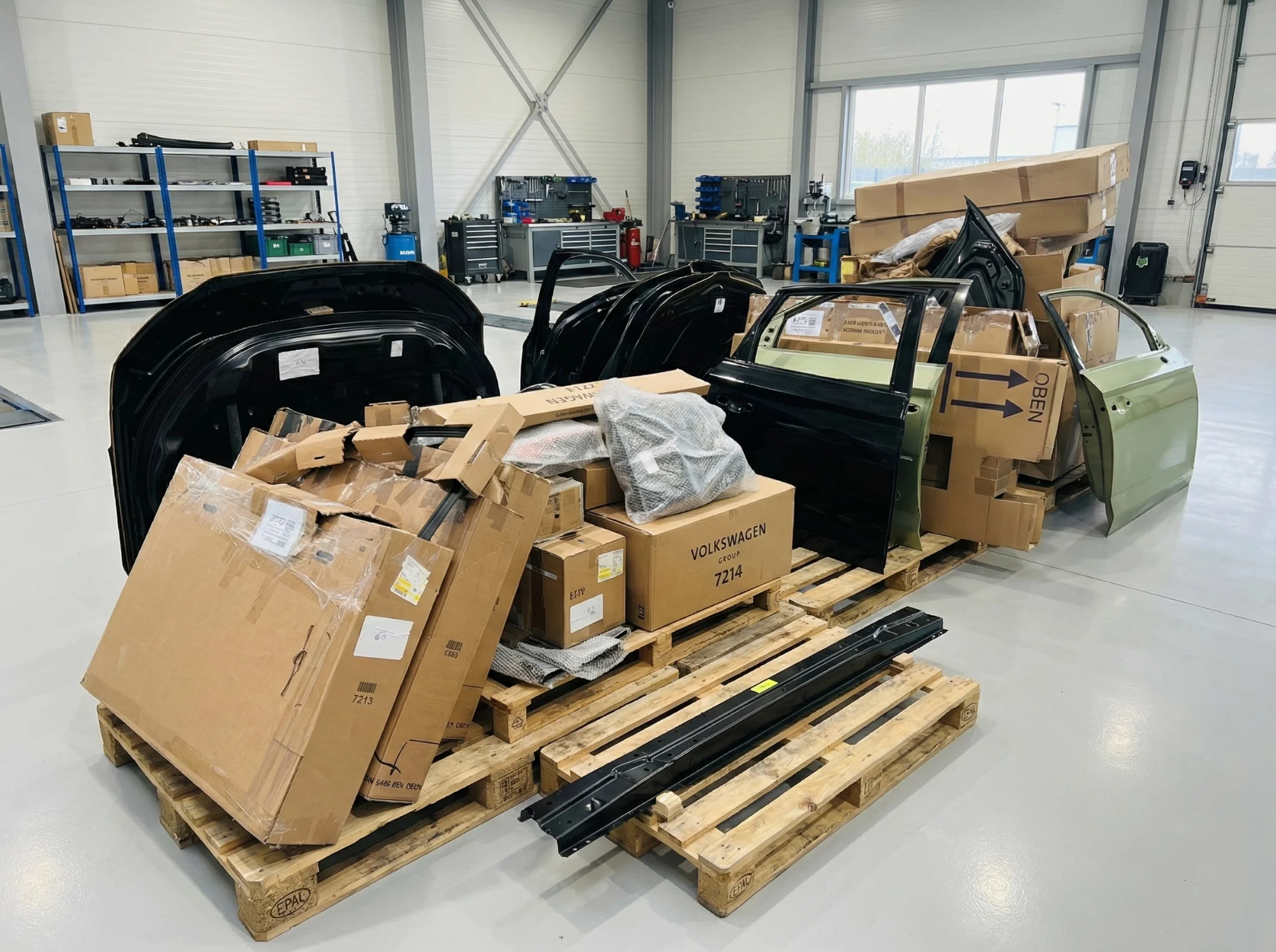 Części karoserii Volkswagen - kontrolowany recykling